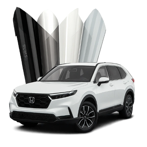 tintado de lunas honda crv